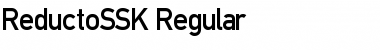 Download ReductoSSK Regular Font