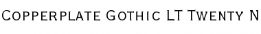 Download Copperplate LT 29bc Regular Font Title Preview