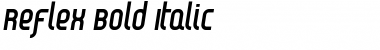 Download Reflex ItalicBold Font