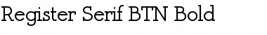 Download Register Serif BTN Font