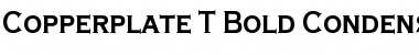 Download Copperplate T Bold Condensed Font Title Preview