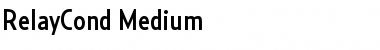 Download RelayCond-Medium Regular Font