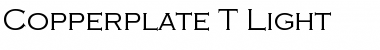 Download Copperplate T Regular Font Title Preview