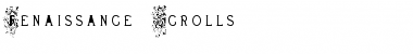 Download Renaissance Scrolls Regular Font