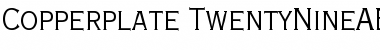 Download Copperplate-TwentyNineAB Regular Font Title Preview