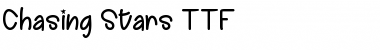 Download Chasing Stars Regular Font Title Preview