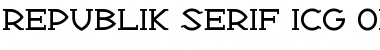 Download Republik Serif ICG 01 Font