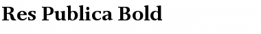 Download Res Publica Bold Font