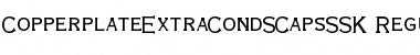 Download CopperplateExtraCondSCapsSSK Regular Font Title Preview