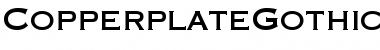 Download CopperplateGothicThirty-OneAB Roman Font Title Preview