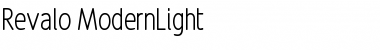 Download Revalo ModernLight Regular Font