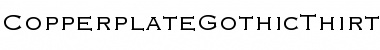 Download CopperplateGothicThirty-TwoBC Roman Font Title Preview