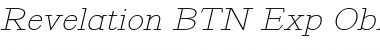 Download Revelation BTN Exp Oblique Font