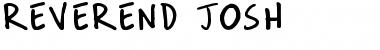 Download boREVEREND JOSH HRegularYep Font Title Preview
