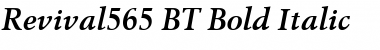 Download Revival565 BT Bold Italic Font