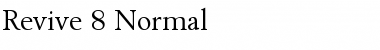Download Revive 8 Normal Font