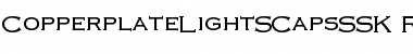 Download CopperplateLightSCapsSSK Regular Font Title Preview