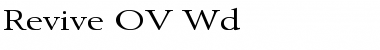 Download Revive OV Wd Font