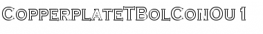 Download CopperplateTBolConOu1 Regular Font Title Preview