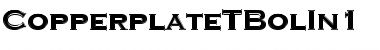 Download CopperplateTBolIn1 Regular Font Title Preview