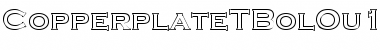 Download CopperplateTBolOu1 Regular Font Title Preview