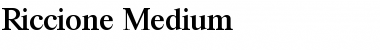 Download Riccione-Medium Regular Font