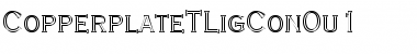 Download CopperplateTLigConOu1 Regular Font Title Preview