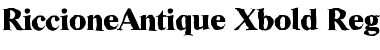 Download RiccioneAntique-Xbold Regular Font