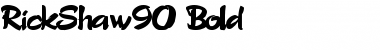 Download RickShaw90 Bold Font