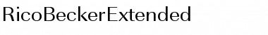 Download RicoBeckerExtended Regular Font
