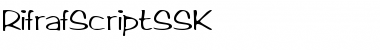Download RifrafScriptSSK Regular Font