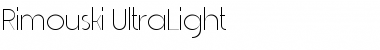 Download Rimouski UltraLight Regular Font