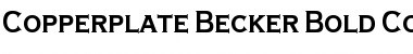 Download Copperplate Becker Bold Cond Regular Font Title Preview