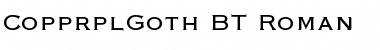 Download CopprplGoth BT Roman Font Title Preview