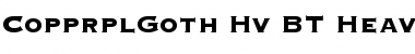 Download CopprplGoth Hv BT Heavy Font Title Preview
