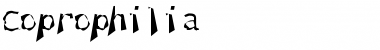 Download Coprophilia Regular Font Title Preview