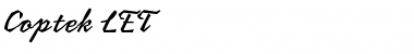 Download Coptek LET Font Title Preview