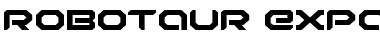 Download Robotaur Expanded Font