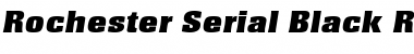 Download Rochester-Serial-Black RegularItalic Font