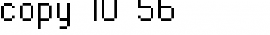 Download copy 10_56 Regular Font Title Preview