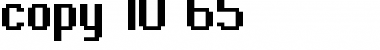 Download copy 10_65 Regular Font Title Preview