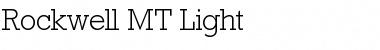 Download Rockwell MT Light Font