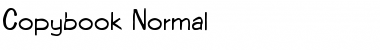Download Copybook Normal Font Title Preview