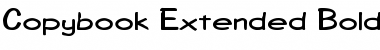 Download CopybookExtended Bold Font Title Preview