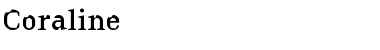 Download Coraline Regular Font Title Preview