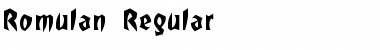 Download Romulan Font