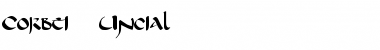 Download Corbei Uncial Regular Font Title Preview