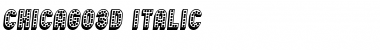Download Chicago 3D Italic Font Title Preview
