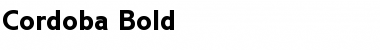 Download Cordoba Bold Font Title Preview
