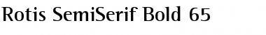 Download RotisSemiSerif Regular Font Title Preview